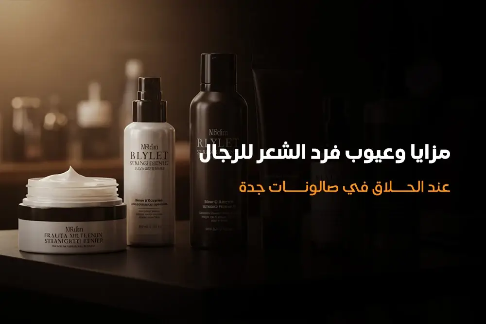 مزايا وعيوب فرد الشعر للرجال عند الحلاق في صالونات جدة