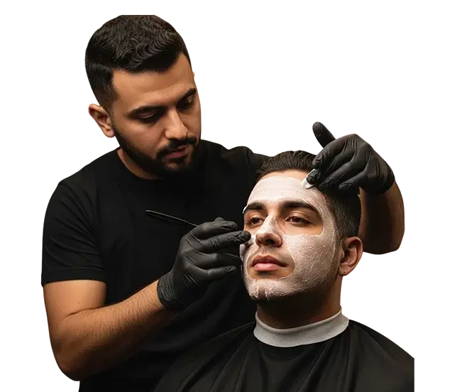 العناية بالوجه للرجال